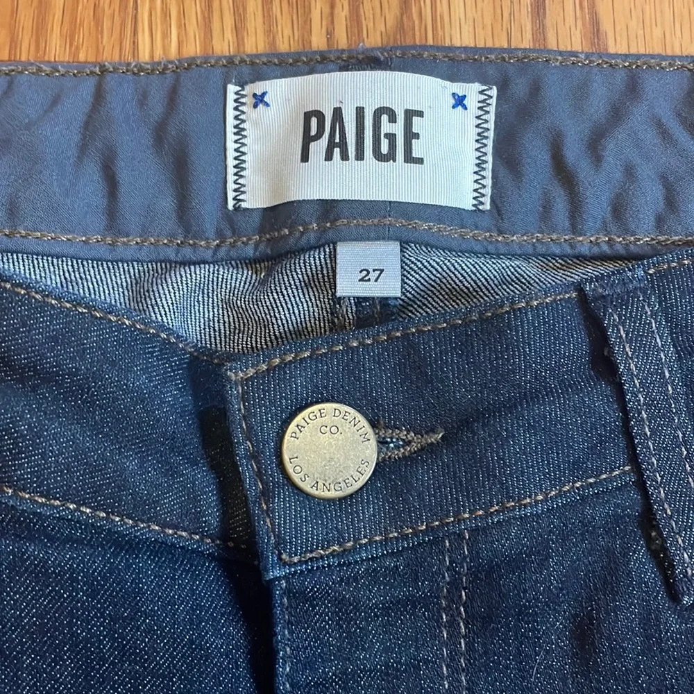 PAIGE Skyline Skinny Jeans in Twilight Wash Size 27‎ EUC